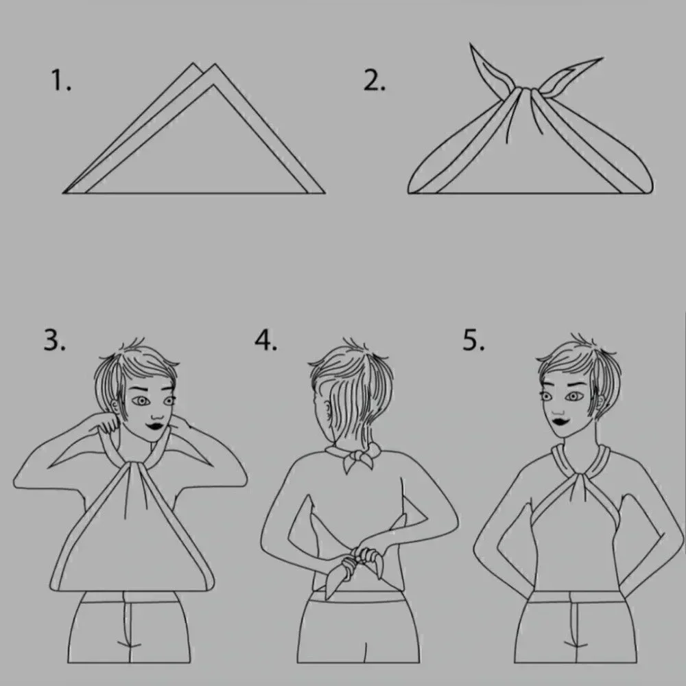 2 for $30 🆕Luxury Satin Scarf Top - Picture 7 of 16